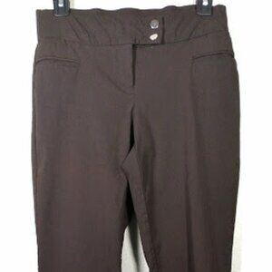 Style & Co. Petite Cropped Brown Pants Size: 6P